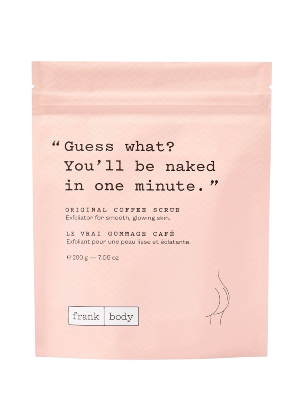 FRANK BODY ORIGINAL COFFEE SCRUB 200G - BRAND NEW, SEALED
